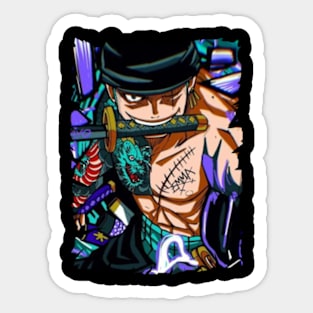 ZORO SAMURAI ANIME Sticker